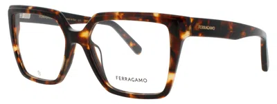 Ferragamo Sf2950-n Acetate Eyeglasses Frame, 54-16-140 In 219 - Dark Tortoise / Demo