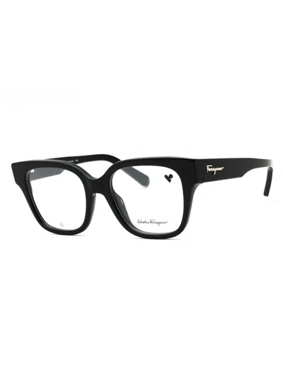 Ferragamo Sf2952 Rectangular Acetate Women's Eyeglasses In Black