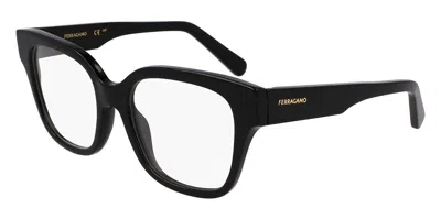 Ferragamo Sf2952n Asian Fit Women's Glasses, Black, Size 53