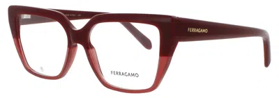 Ferragamo Sf2971 Acetate Eyeglasses 53-15-140 In Metallic