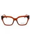 Ferragamo Sf2983 Rectangular Frame Eyeglasses In Red