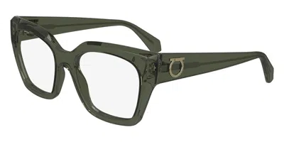 Ferragamo Sf2983 Women's Glasses, Green, Size 53