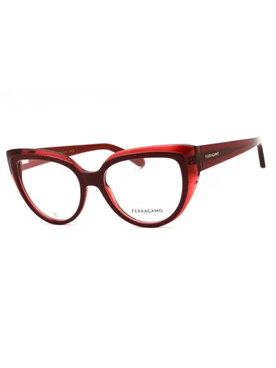 Ferragamo Sf2984 Cat-eye Eyeglasses For Women In Red