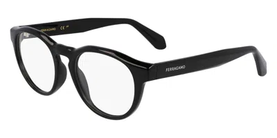 Ferragamo Sf2987e Men's Glasses, Black, Size 50