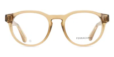 Ferragamo Sf2987e Men's Glasses, Yellow, Size 50