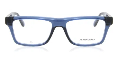 Ferragamo Sf2988 Men's Glasses, Blue, Size 54
