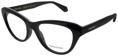 Ferragamo Sf2989e Eyeglasses 51-18-145 For Men In 001 - Black / Demo