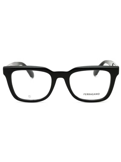 Ferragamo Sf2990 Rectangular Men's Eyeglasses In Black