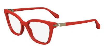 Ferragamo Sf2991 Women's Glasses, Red, Size 51