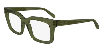 Ferragamo Sf2993 Women's Glasses, Green, Size 53