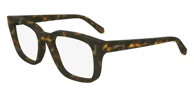 Ferragamo Sf2996 Men's Glasses, Tortoiseshell, Size 51 In Brown