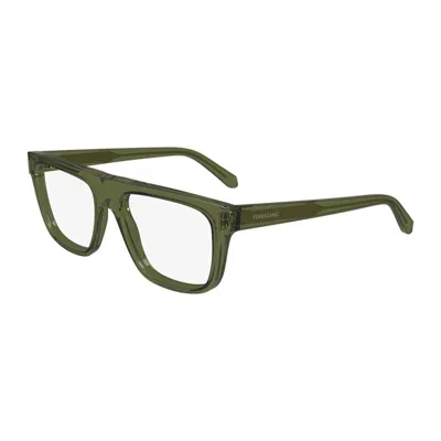 Ferragamo Sf2997050 Square Full Rim Eyeglasses In Gray
