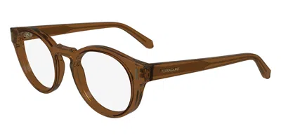 Ferragamo Sf2998 Men's Glasses, Brown, Size 50