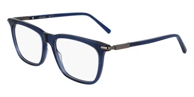 Ferragamo Sf3007 Men's Glasses, Blue, Size 53
