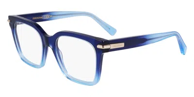Ferragamo Sf3009 Women's Glasses, Blue, Size 52