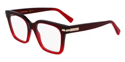 Ferragamo Sf3009 Women's Glasses, Red, Size 52