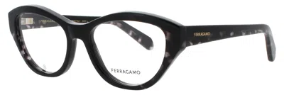 Ferragamo Sf3011 Acetate Eyeglasses 53-17-140 With Case In In Description