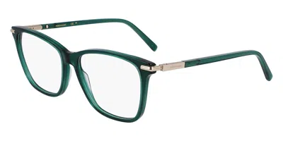 Ferragamo Sf3013 Women's Glasses, Green, Size 53