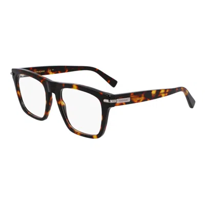 Ferragamo Sf3015 242 Dark Havana 53mm In Brown