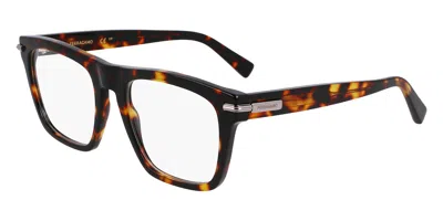 Ferragamo Sf3015 Men's Glasses, Tortoiseshell, Size 53 In Brown