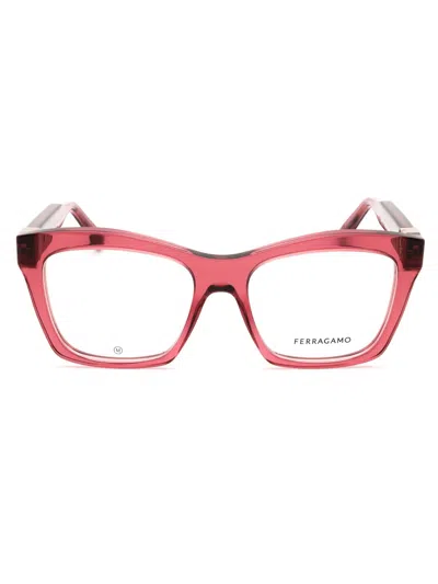 Ferragamo Sf3022 Designer Eyeglasses - Elegant Rectangular Frame For Women In Neutral