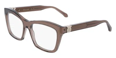Ferragamo Sf3022 Women's Glasses, Brown, Size 53