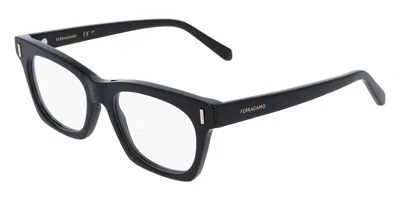 Ferragamo Sf3025 Women's Glasses, Black, Size 51
