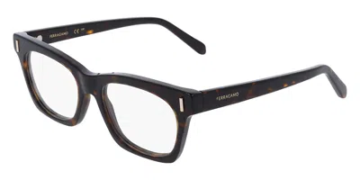 Ferragamo Sf3025 Women's Glasses, Tortoiseshell, Size 51 In Brown