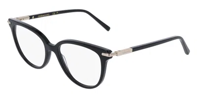 Ferragamo Sf3026 Women's Glasses, Black, Size 52