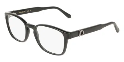Ferragamo Sf3027e 001 Men's Glasses Black Size 52 - Free Lenses - Blue Light Block Available