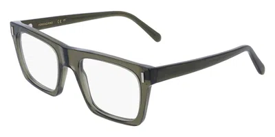 Ferragamo Sf3029 Men's Glasses, Green, Size 54