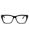 Ferragamo Black Acetate Glasses In Black
