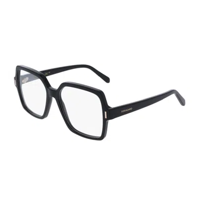 Ferragamo Sf3031001 Square-frame Optical Eyeglasses In Black