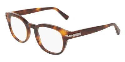 Ferragamo Sf3033 Men's Glasses, Tortoiseshell, Size 50 In Brown