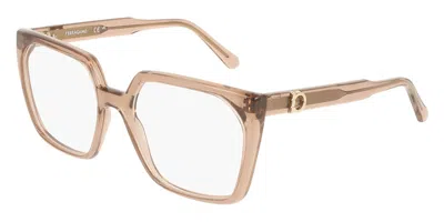Ferragamo Sf3042e 260 Women's Glasses Brown Size 55 - Free Lenses - Blue Light Block Available