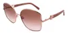 Ferragamo Sf304s-772-58-18-140 In Gold
