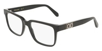 Ferragamo Sf3075 001 Men's Glasses Black Size 54 - Free Lenses - Blue Light Block Available
