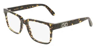 Ferragamo Sf3075 242 Men's Glasses Tortoiseshell Size 54 - Free Lenses - Blue Light Block Available In White