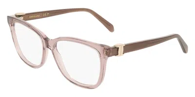 Ferragamo Sf3076 511 Women's Glasses Purple Size 54 - Free Lenses - Blue Light Block Available In Gold
