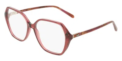 Ferragamo Sf3079 655 Women's Glasses Red Size 55 - Free Lenses - Blue Light Block Available In Brown