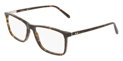 Ferragamo Sf3080 242 Men's Glasses Tortoiseshell Size 57 - Free Lenses - Blue Light Block Available In Brown