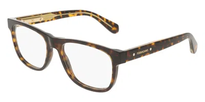 Ferragamo Sf3084 242 Men's Glasses Tortoiseshell Size 56 - Free Lenses - Blue Light Block Available In Multi
