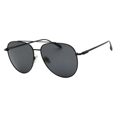 Ferragamo Sf308s Aviator-style Metal Frame Sunglasses In Black