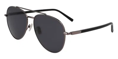 Ferragamo Sf316s 027 Men's Sunglasses Silver Size 61 In Gray