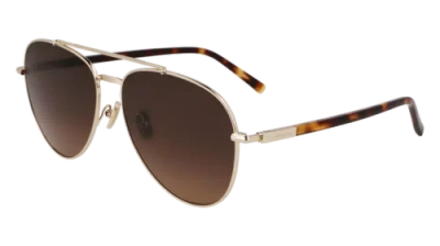 Pre-owned Ferragamo Sf316s 745 Gold/brown Gradient 61/16/145 Male Sunglasses