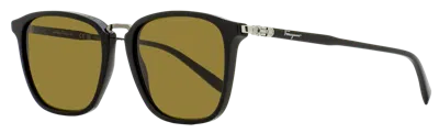 Ferragamo Sf910s Metal Bridge Sunglasses In Black