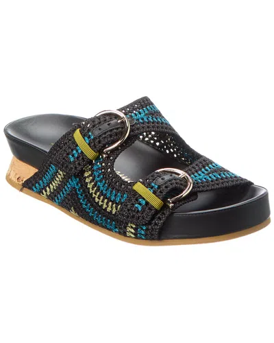 Ferragamo Shaula Sandal In Blue