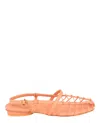 Ferragamo Shay 10 Caged Slingback Sandals In Orange