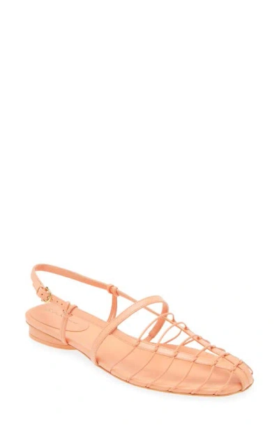 Ferragamo Strapped-design Slingback Sandals In Orange