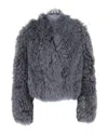 Ferragamo Shearling Cropped Jacket